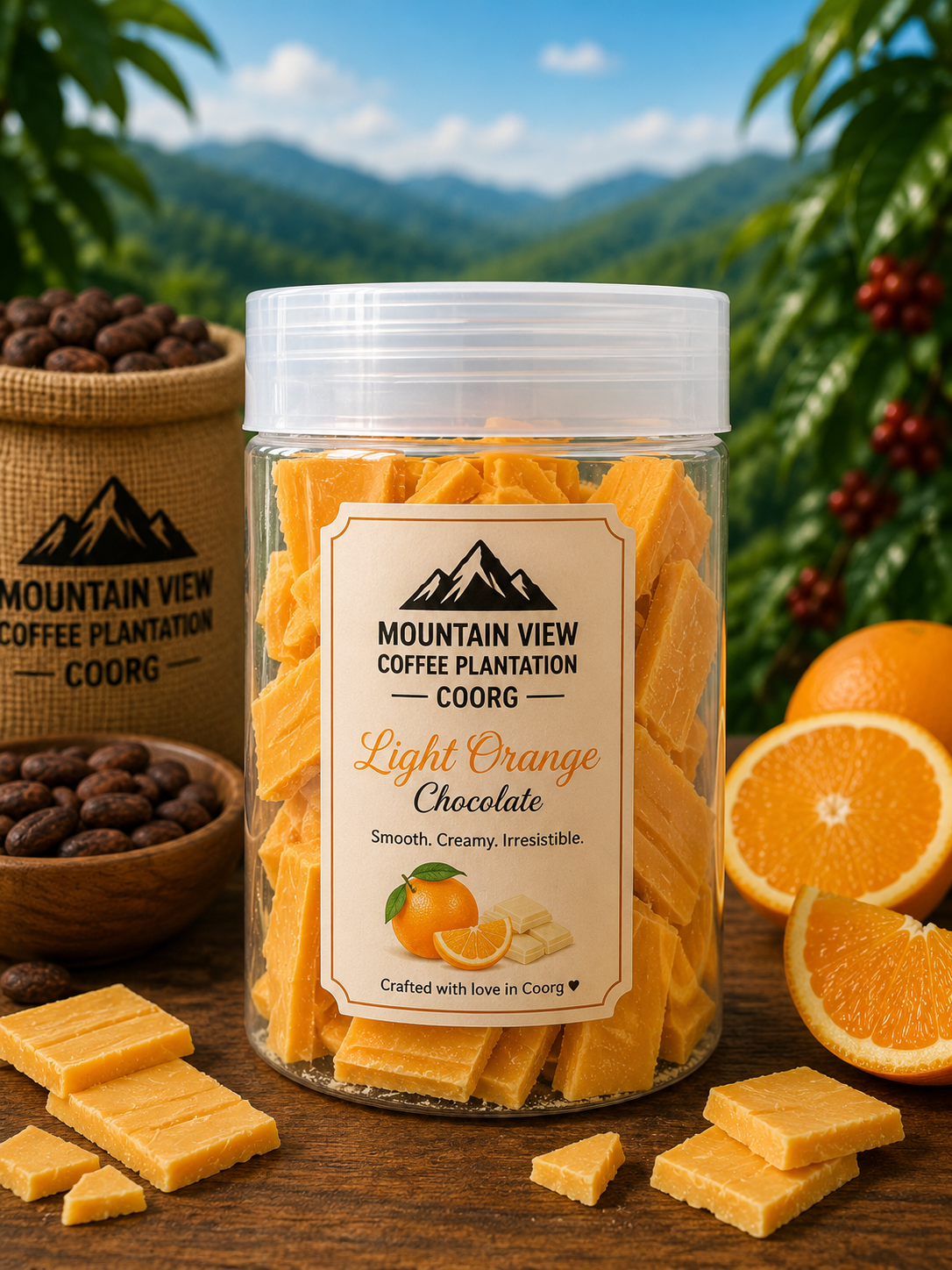 Light Orange Chocolate.