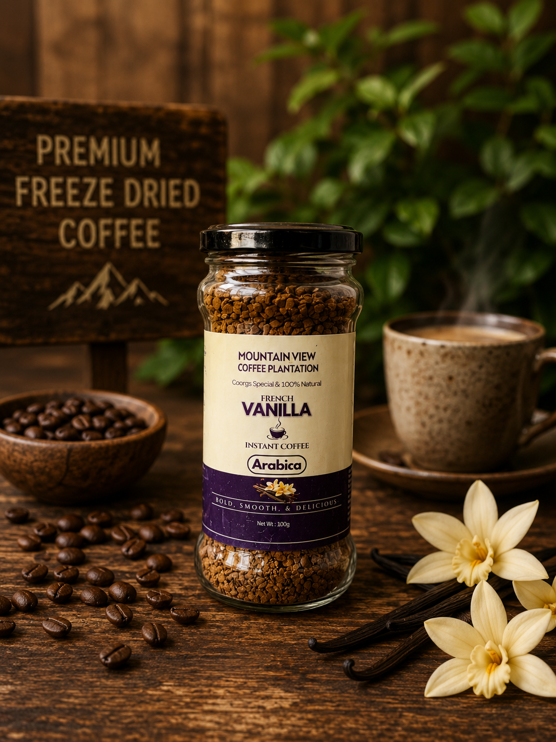 Freeze Dried Vanilla Coffee Arabica