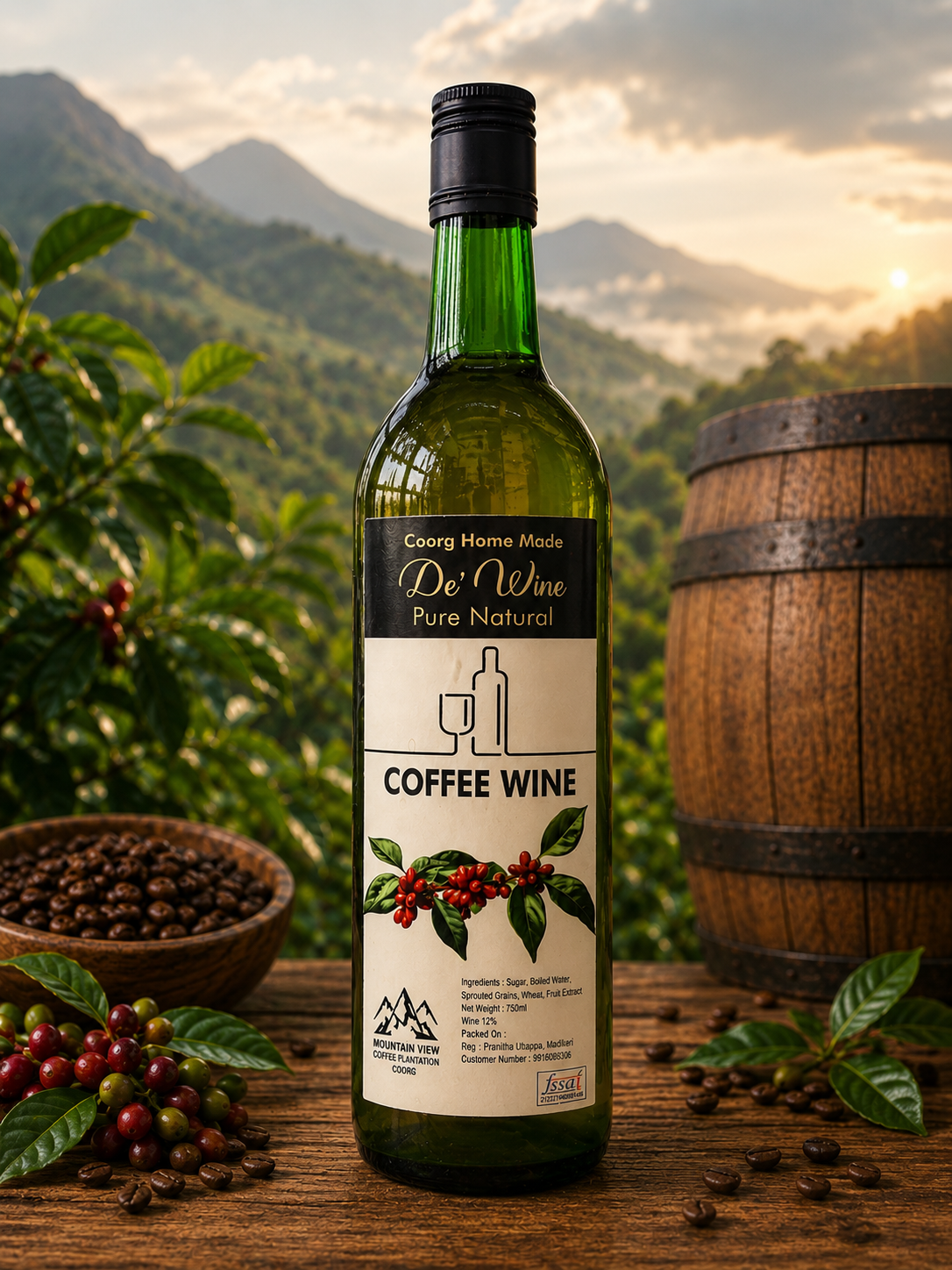 Pure Coffee Wine (750 ml)