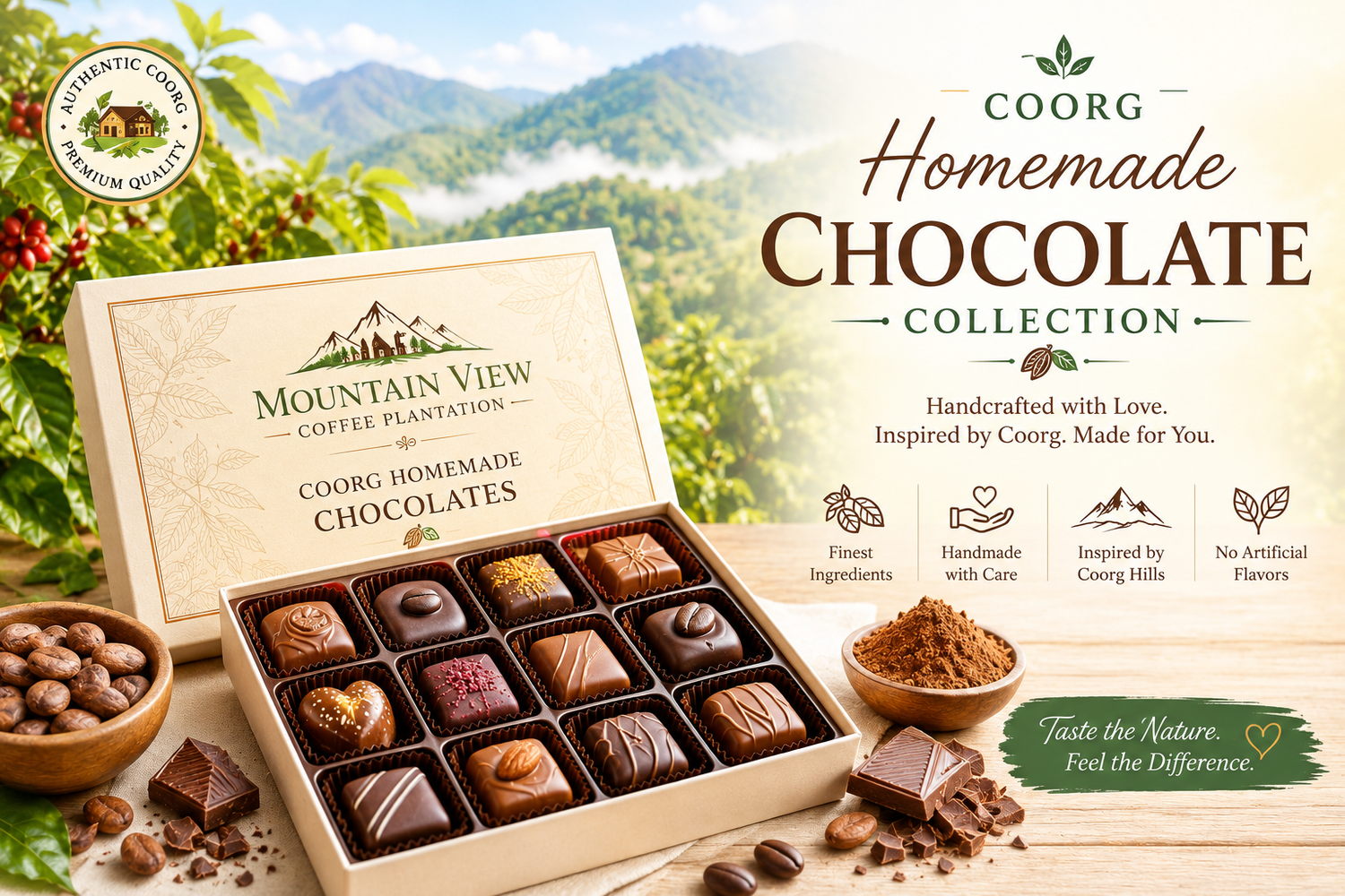 Plantation Crafted Chocolates.