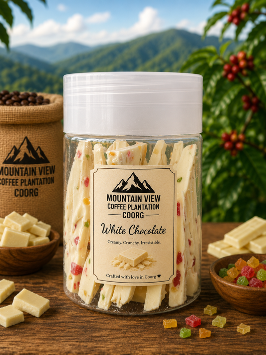Mountain View Fruity White Chocolate.