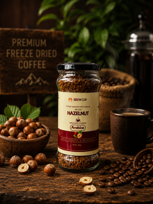 Freeze Dried Hazelnut coffee Arabica
