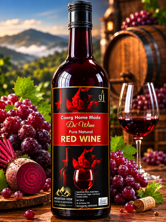 Pure Red Wine. (750 ml)